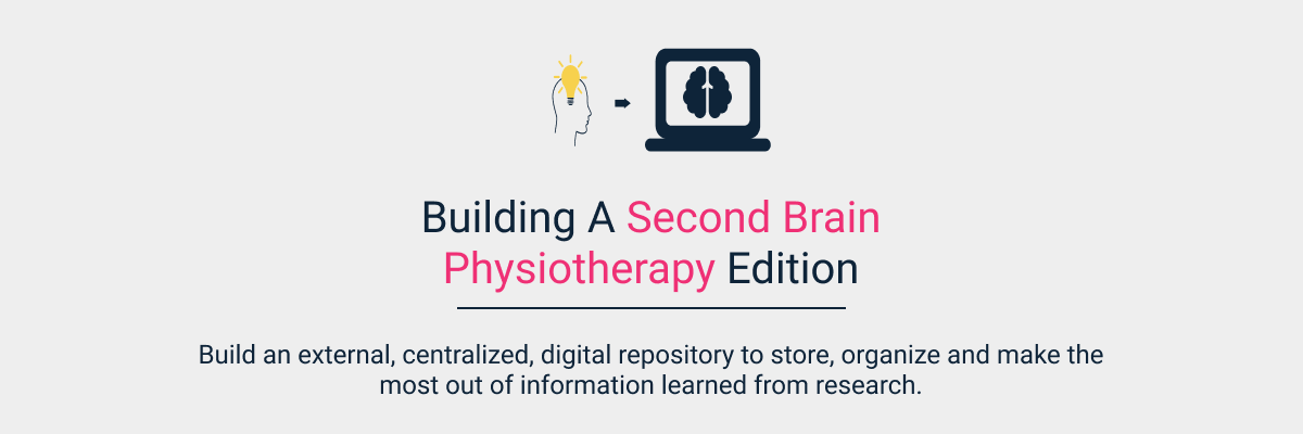 Building A Second Brain: Physiotherapy Edition